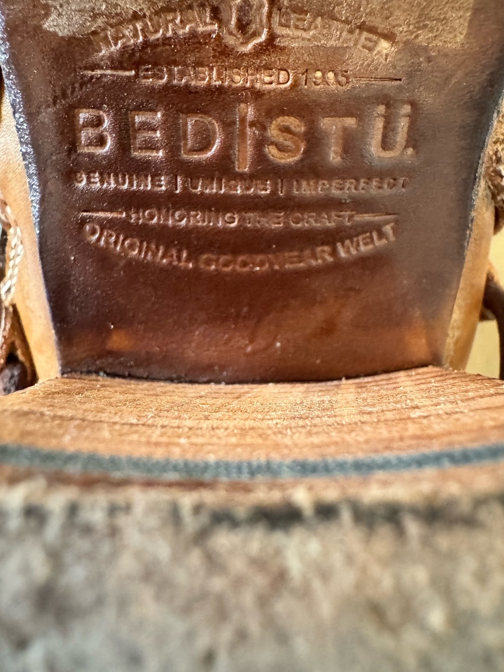 Bed Stu Blaire Leather Cobbler Series Boots, Tan, NWOT, Women’s Size 8.5 - Picture 9 of 11